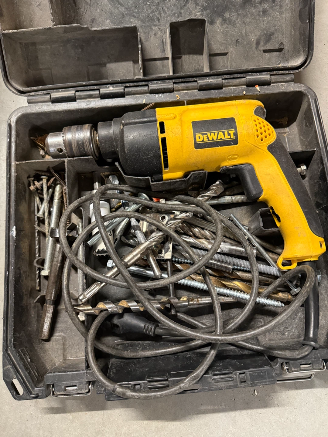 DEWALT DW511 Corded Hammer Drill with Bits and Case - photo 2