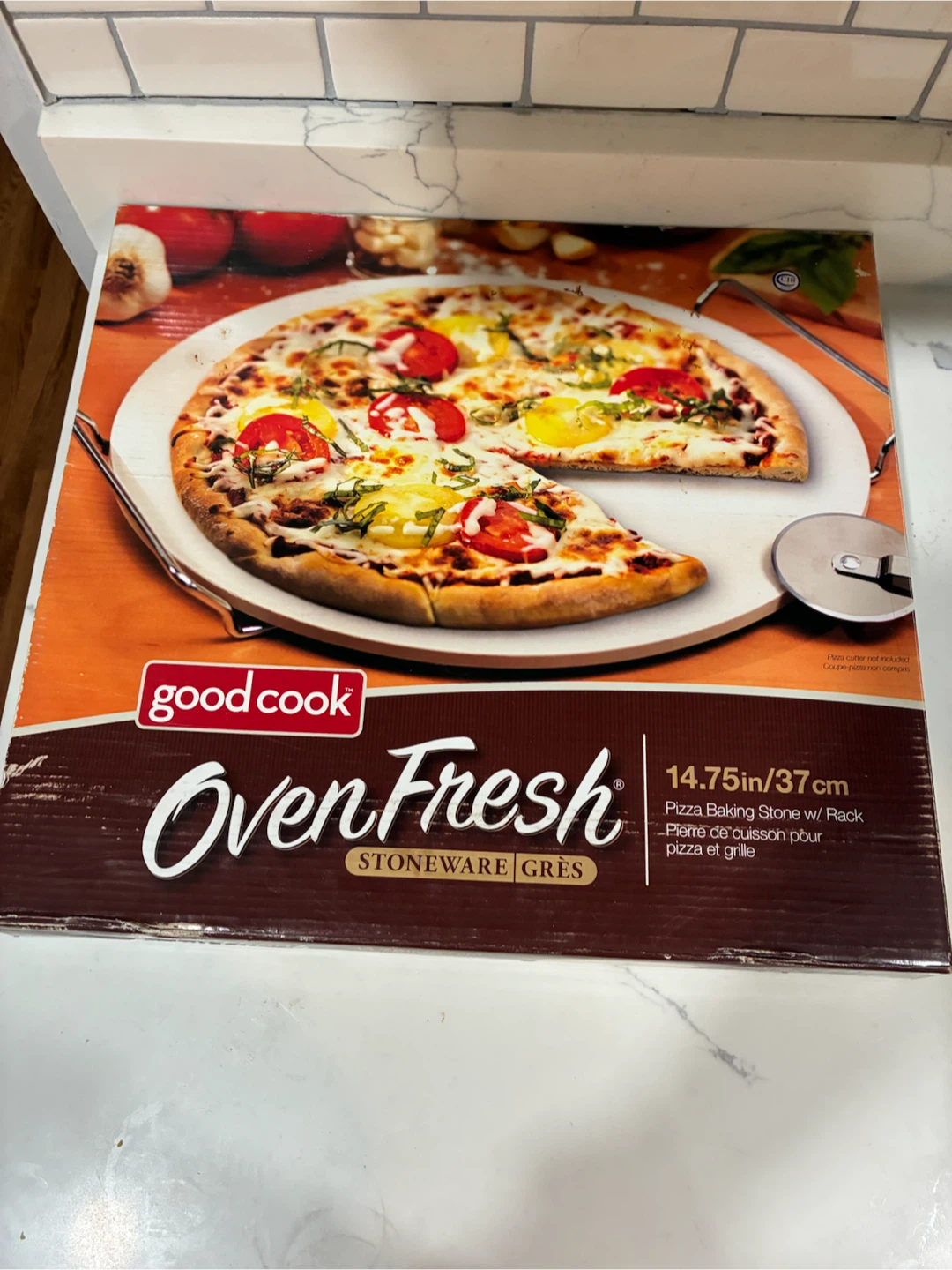 Good Cook OvenFresh Pizza Baking Stone with Rack 14.75in