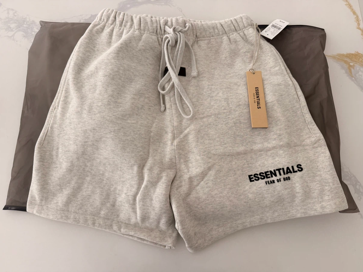 ESSENTIALS Fear of God Grey Shorts