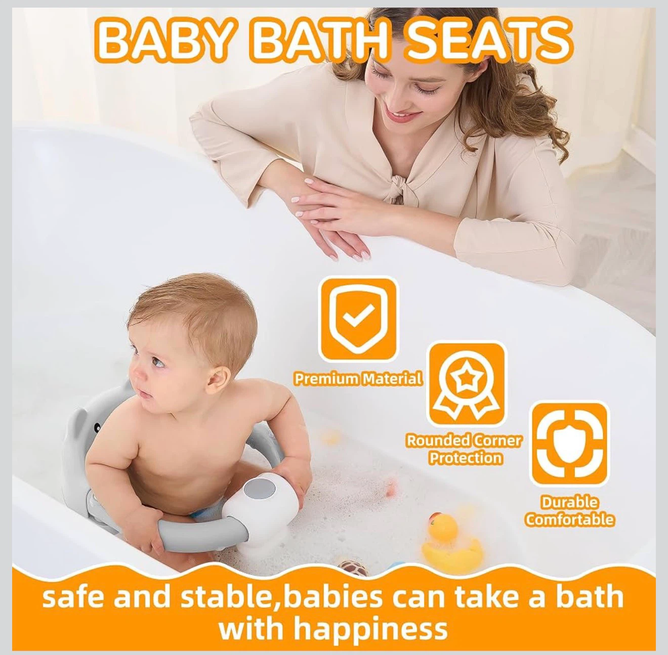 Adjustable Baby Bath Seat - photo 3