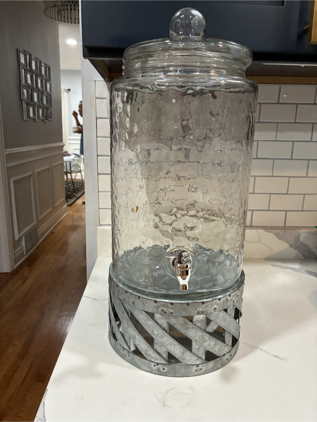 Fiddle + Fern 3 Gallon Cold Drink Dispenser with Galvanized Base - photo 3