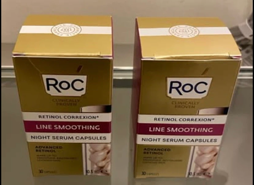 NEW RoC Retinol Correxion Night Serum Capsules – 30 Count