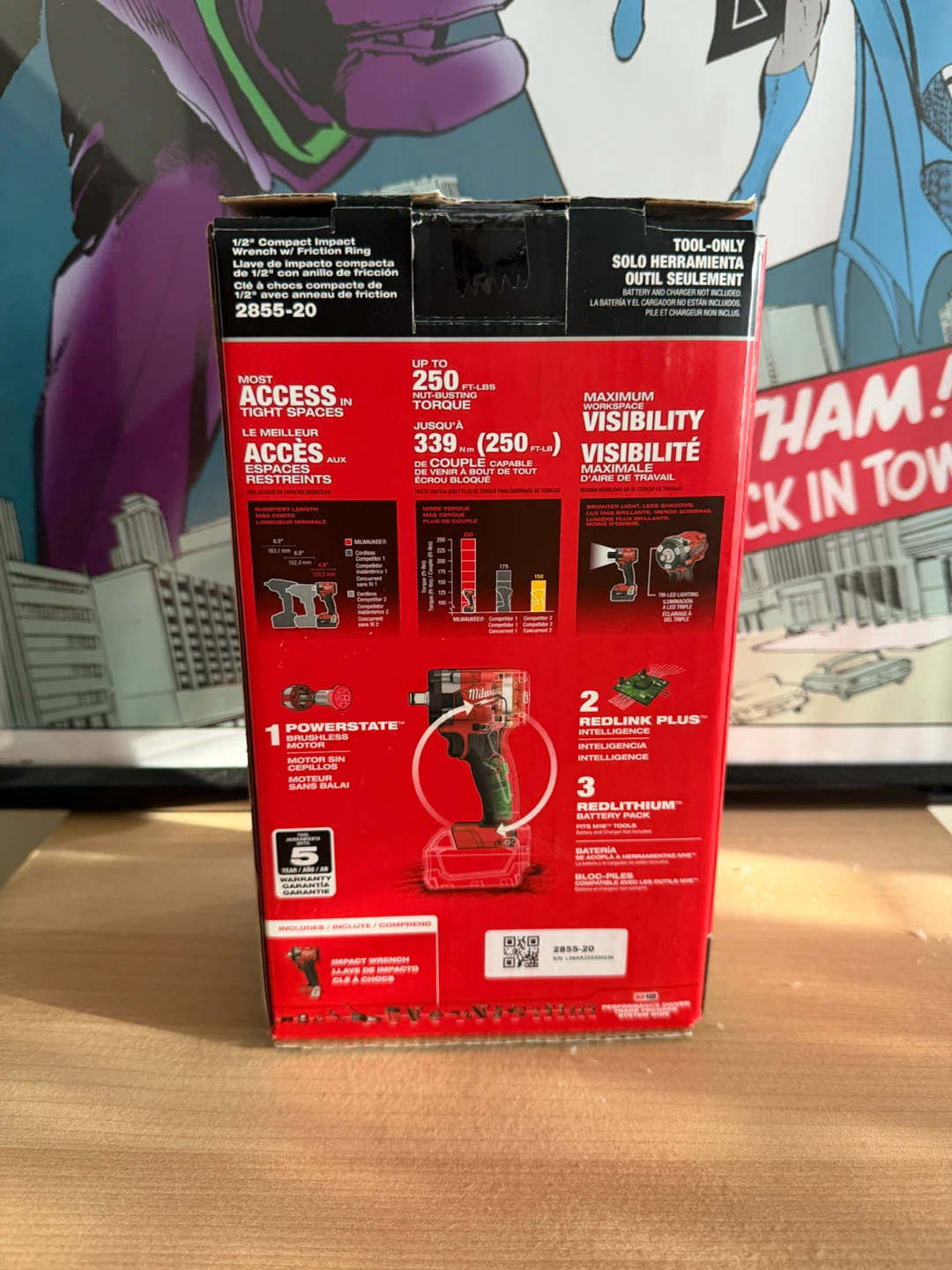 Milwaukee M18 FUEL 1/2" Compact Impact Wrench Tool Only - photo 2