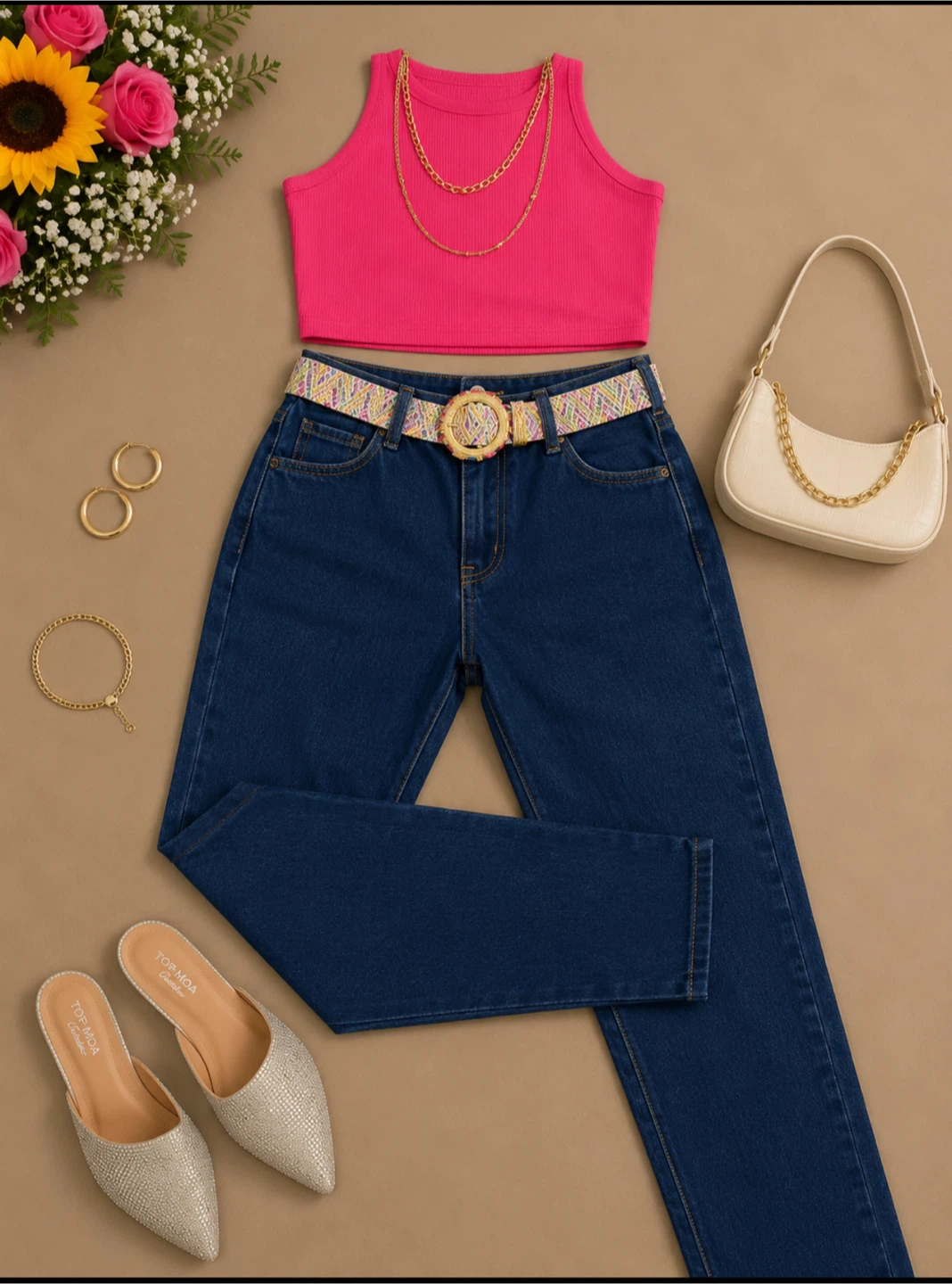 Women's Ribbed Crop Tank Top