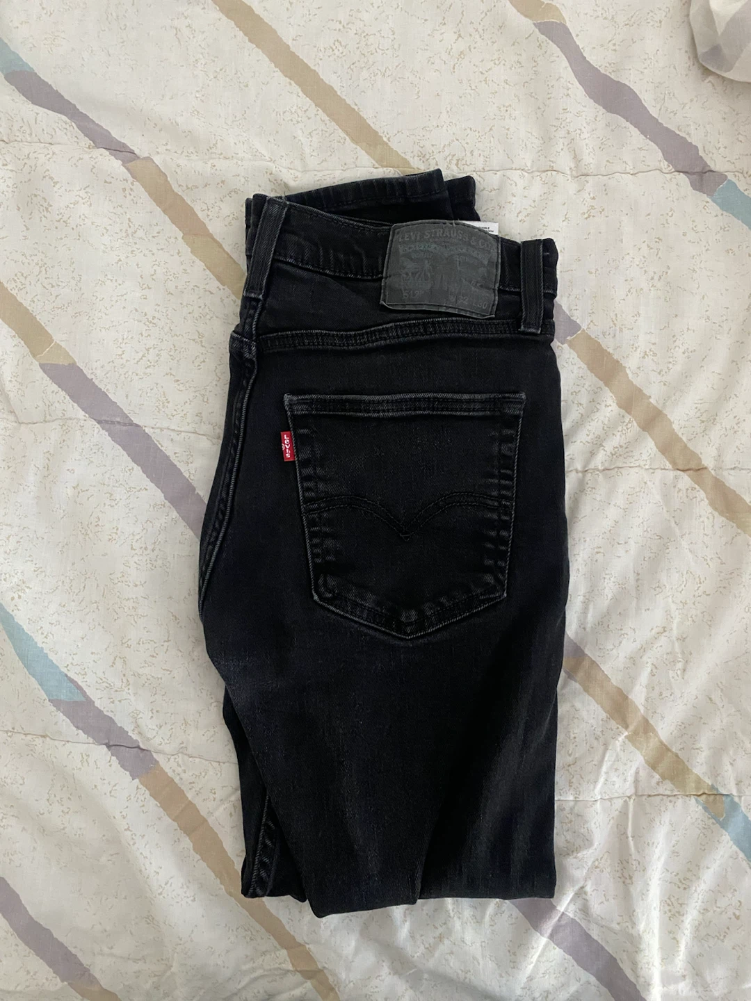 Levi's 512 Black Jeans