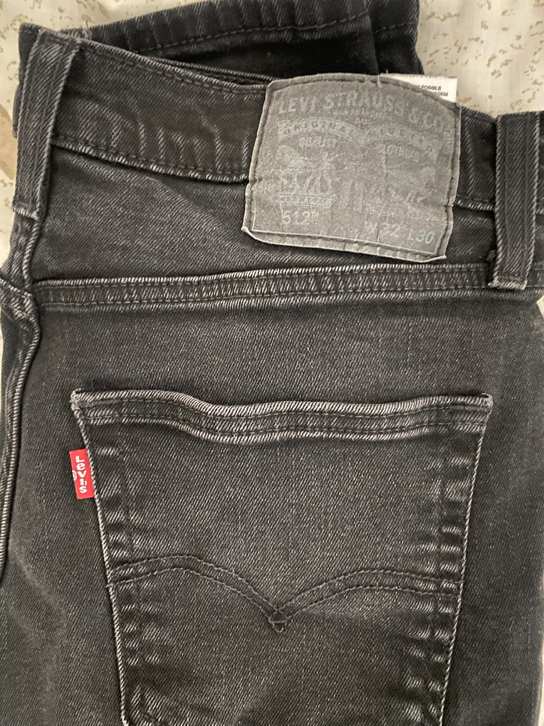 Levi's 512 Black Jeans - photo 2