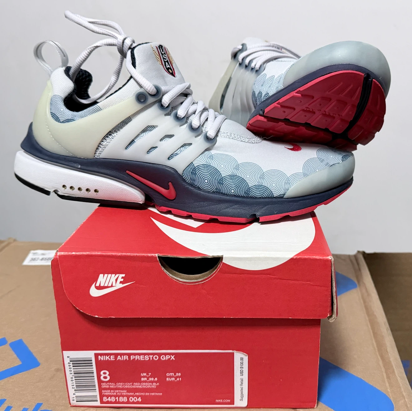Brand New Nike Air Presto GPX Size 8 Olympic Team USA 848188 004 - photo 3