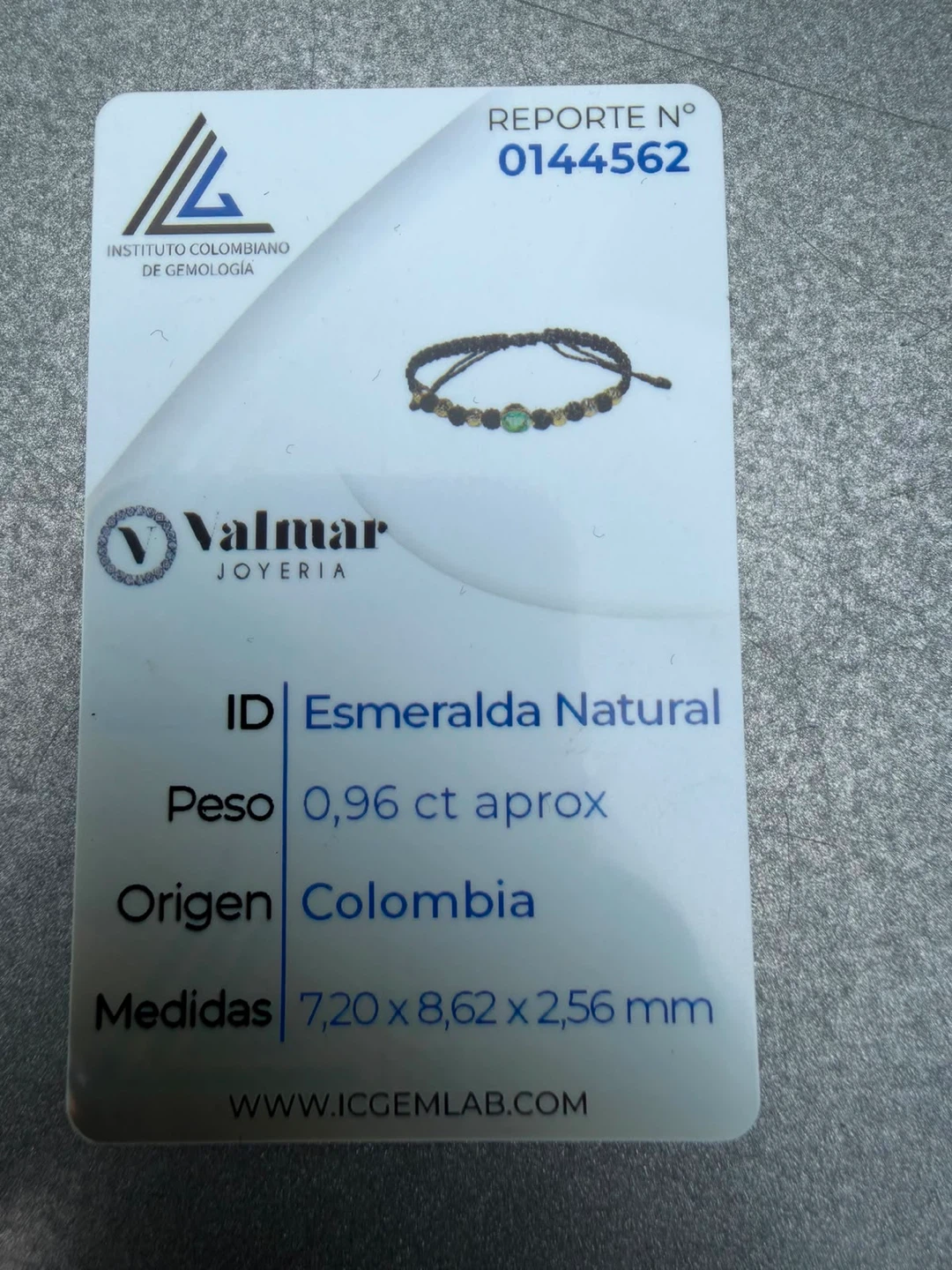 Valmar Natural Emerald Bracelet