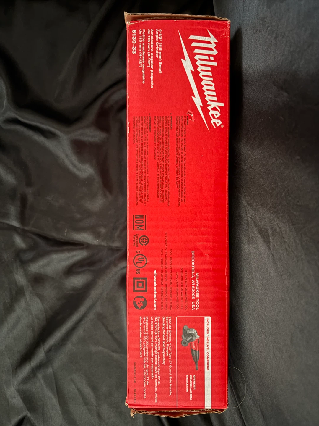 Milwaukee 4-1/2" (115mm) Small Angle Grinder 6130-33 - photo 2