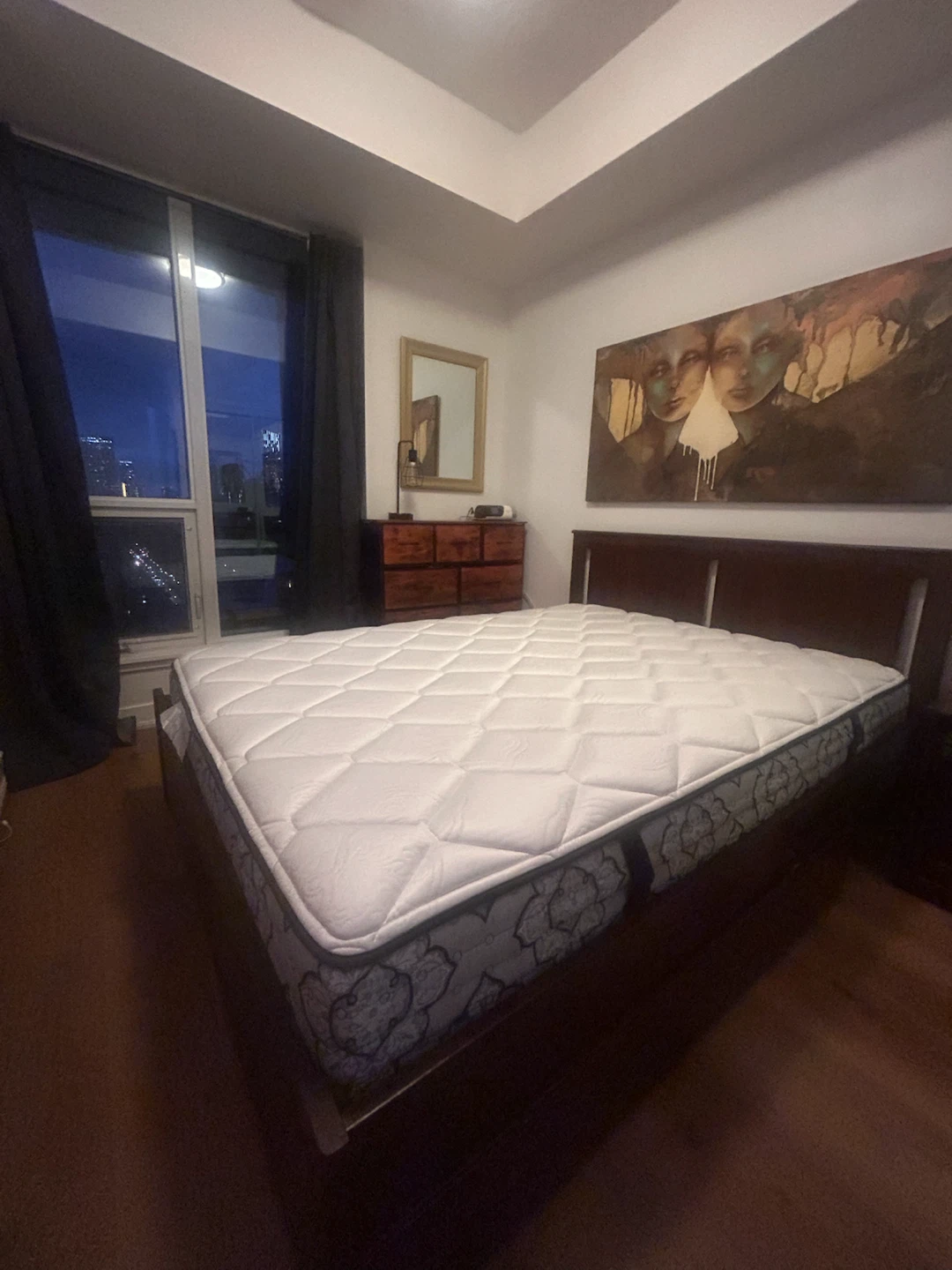 Queen Size Mattress and Bed frame