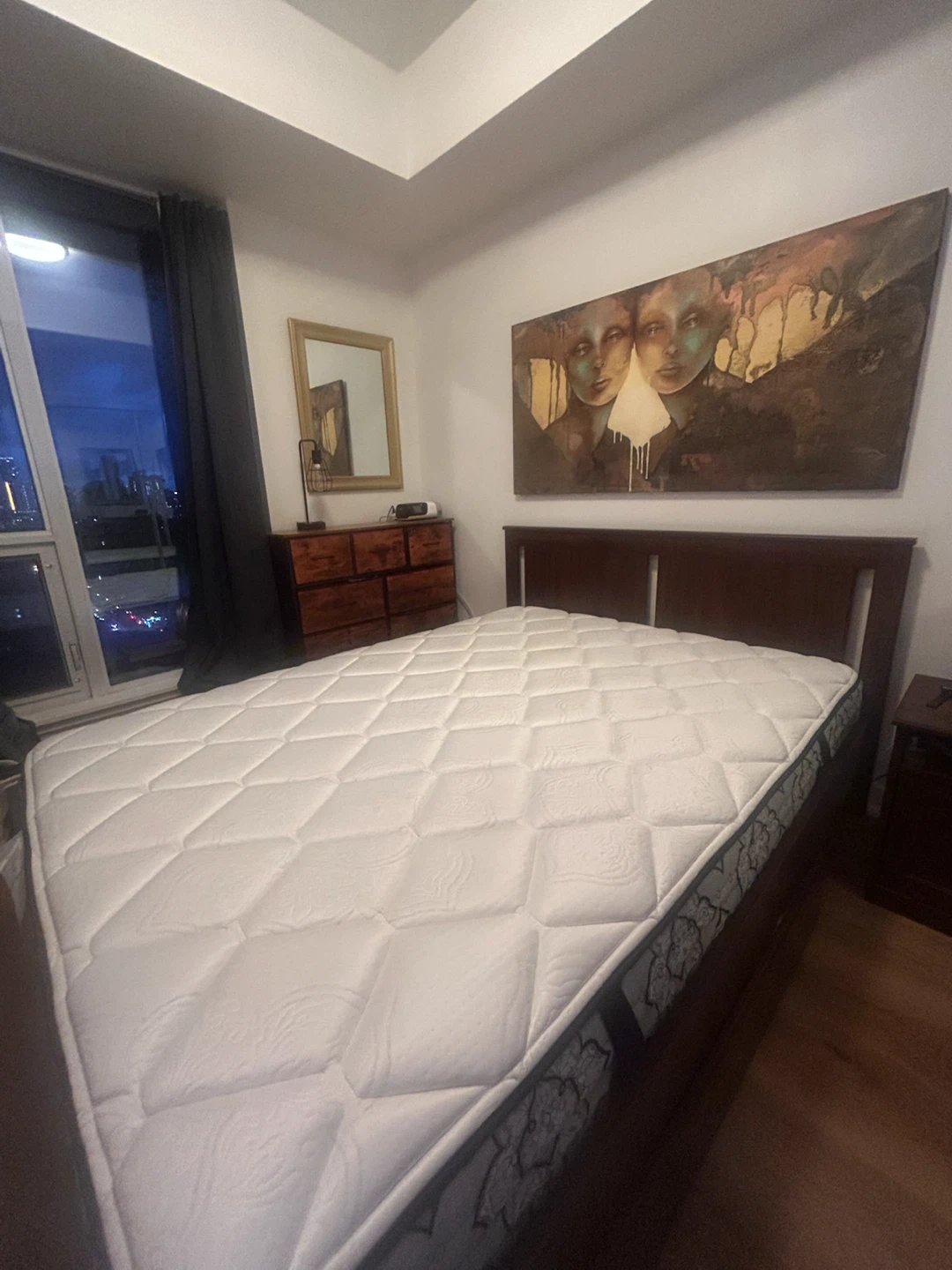 Queen Size Mattress and Bed frame - photo 3