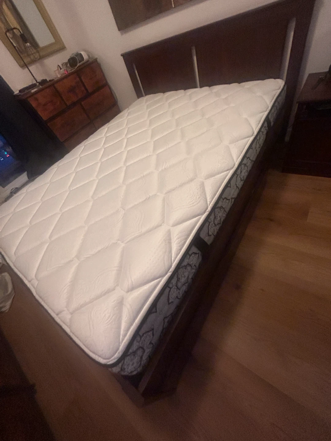 Queen Size Mattress and Bed frame - photo 4