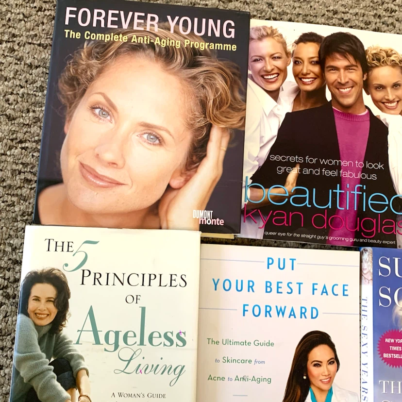 Beauty Books Anti Aging Skincare Health Wellness Book Lot of 9 - photo 2