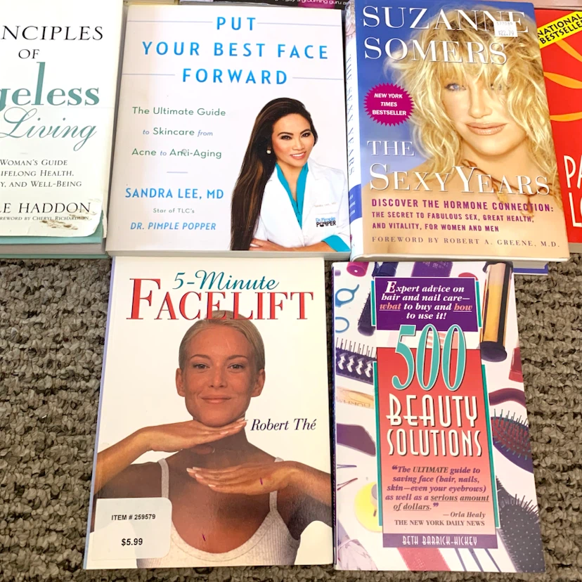 Beauty Books Anti Aging Skincare Health Wellness Book Lot of 9 - photo 4