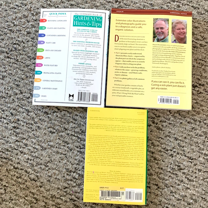 Gardening Books Garden Plants Flowers Tips DIY Book Lot of 3 - photo 5