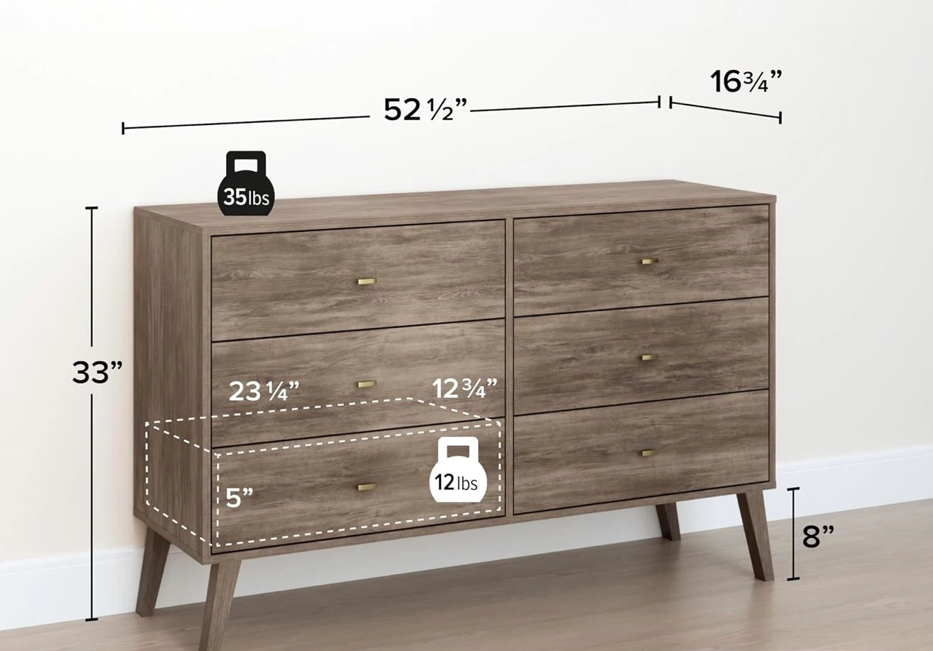 6-Drawer Dresser - photo 2