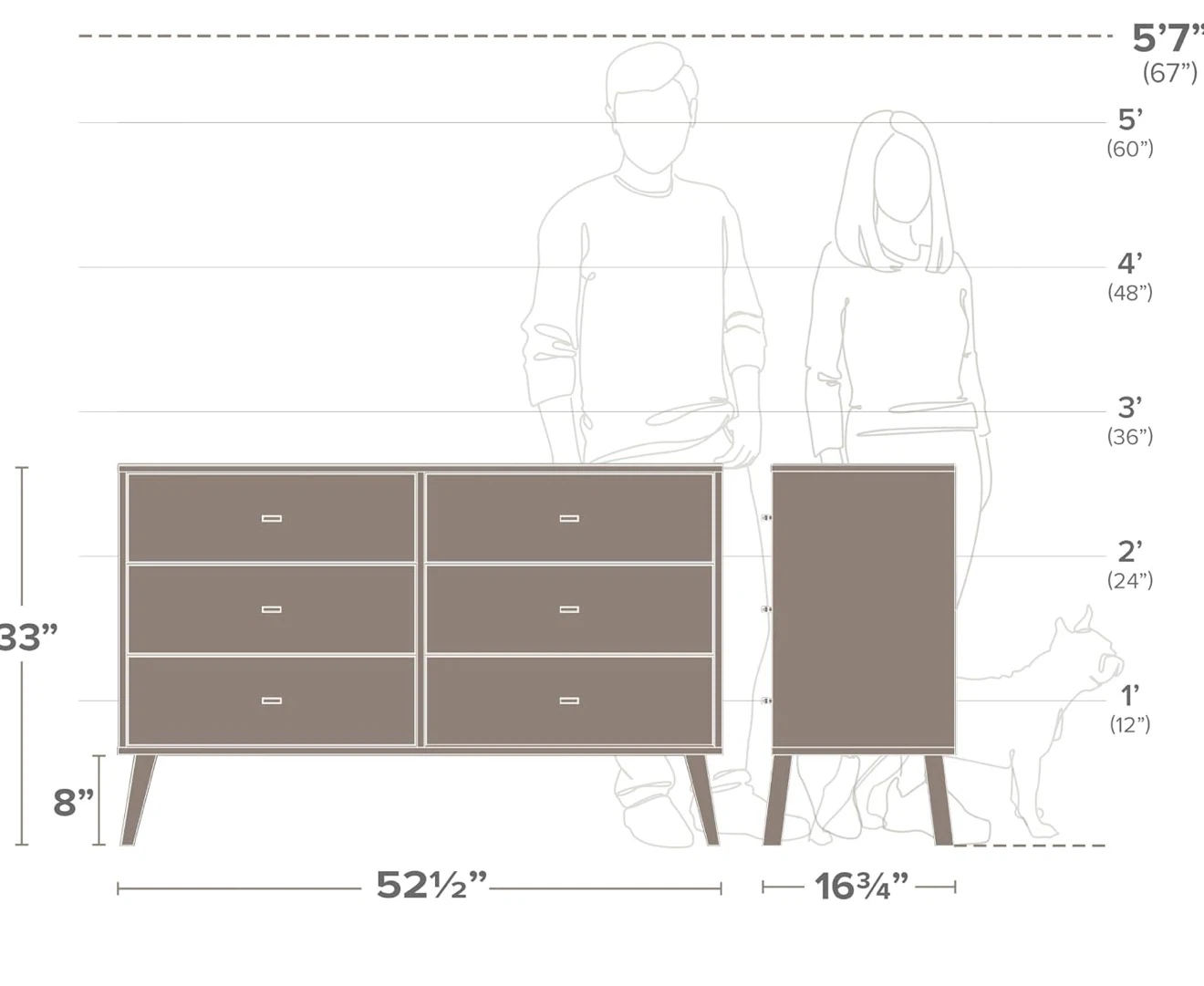 6-Drawer Dresser - photo 3