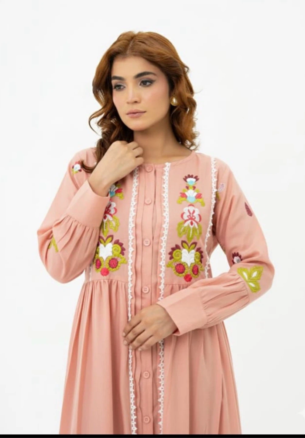 Embroidered Maxi Dress - photo 2