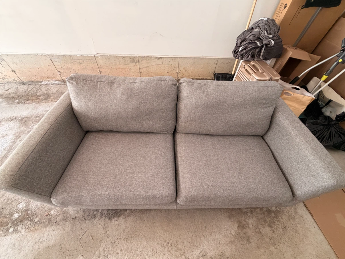 Grey Loveseat Sofa