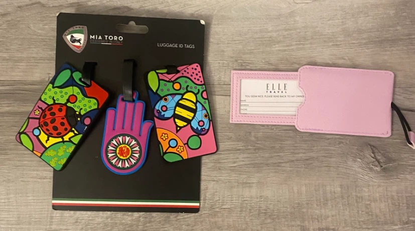 Mia Toro Luggage ID Tags - Set of 3