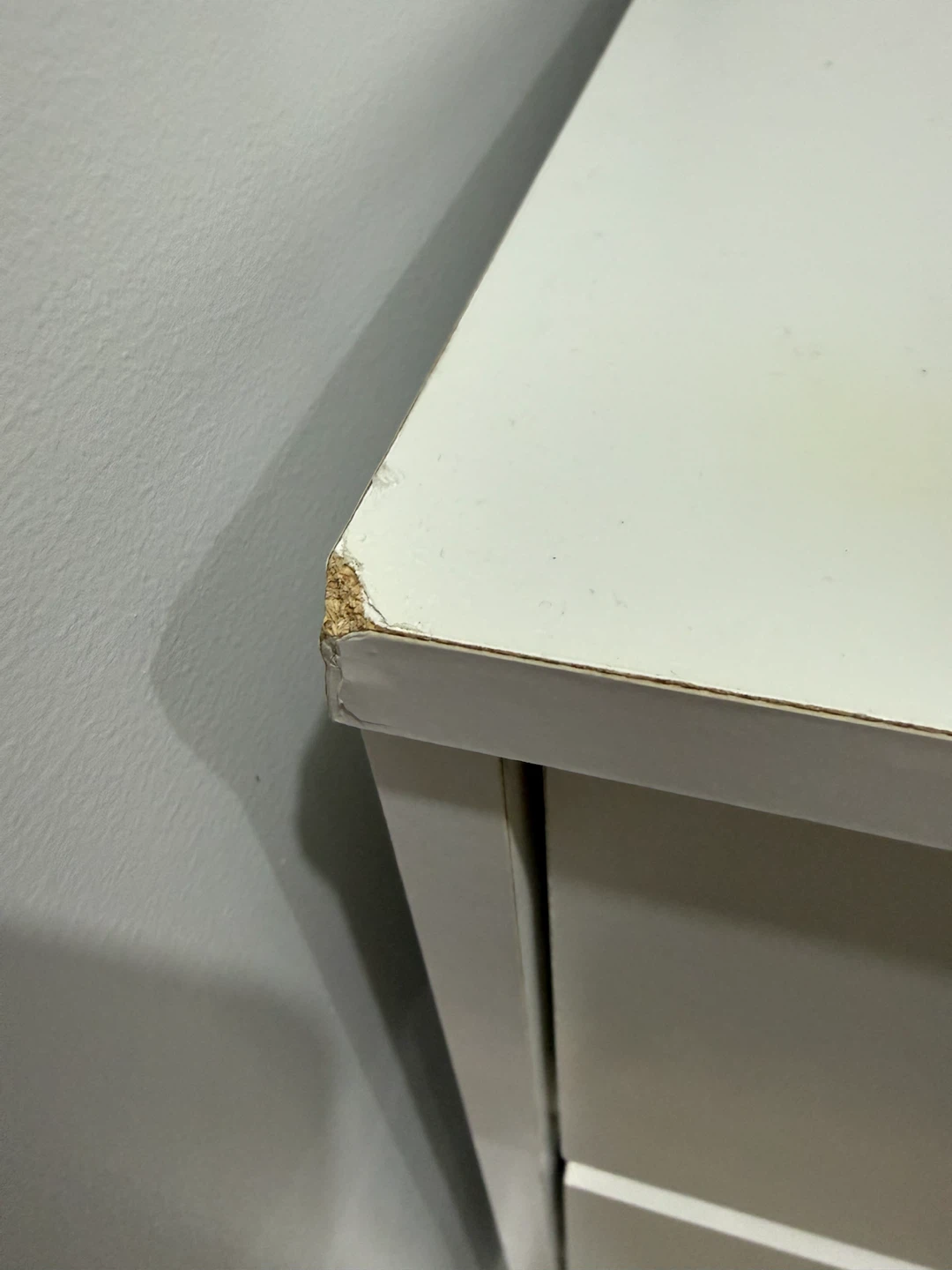 White 3-Drawer Dresser - photo 2