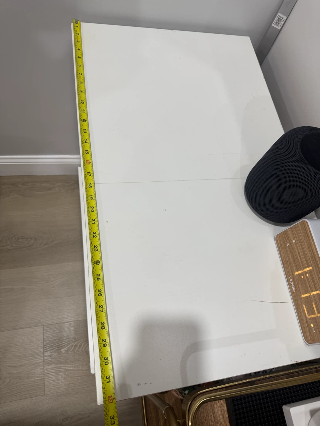 White 3-Drawer Dresser - photo 3