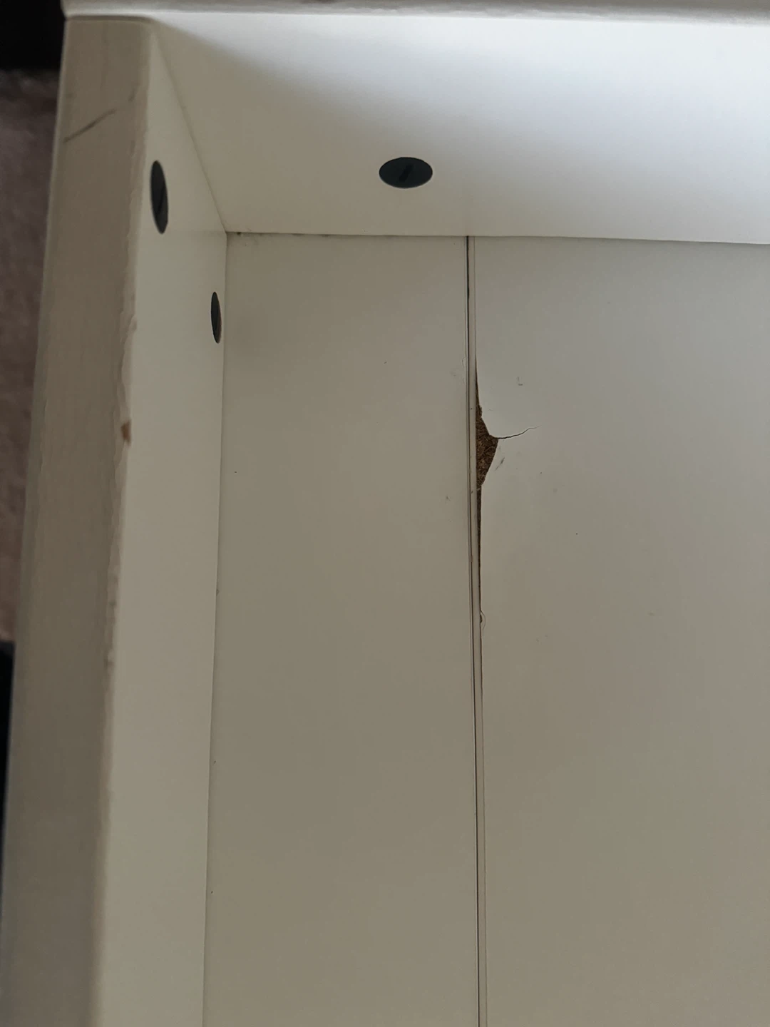 White Baby Changing Station Table with Shelves - photo 2