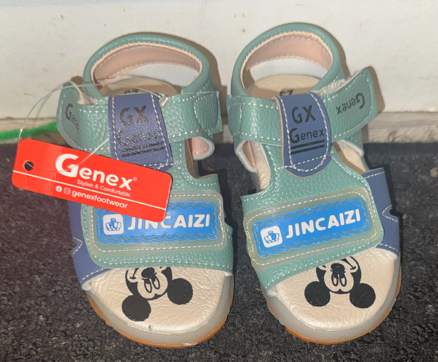 Genex Kids Sandals with Mickey Mouse Design