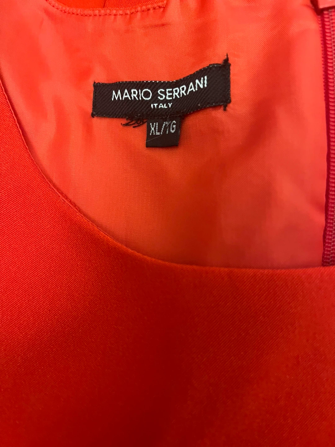 Mario Serrani Red Sheath Dress XL/TG