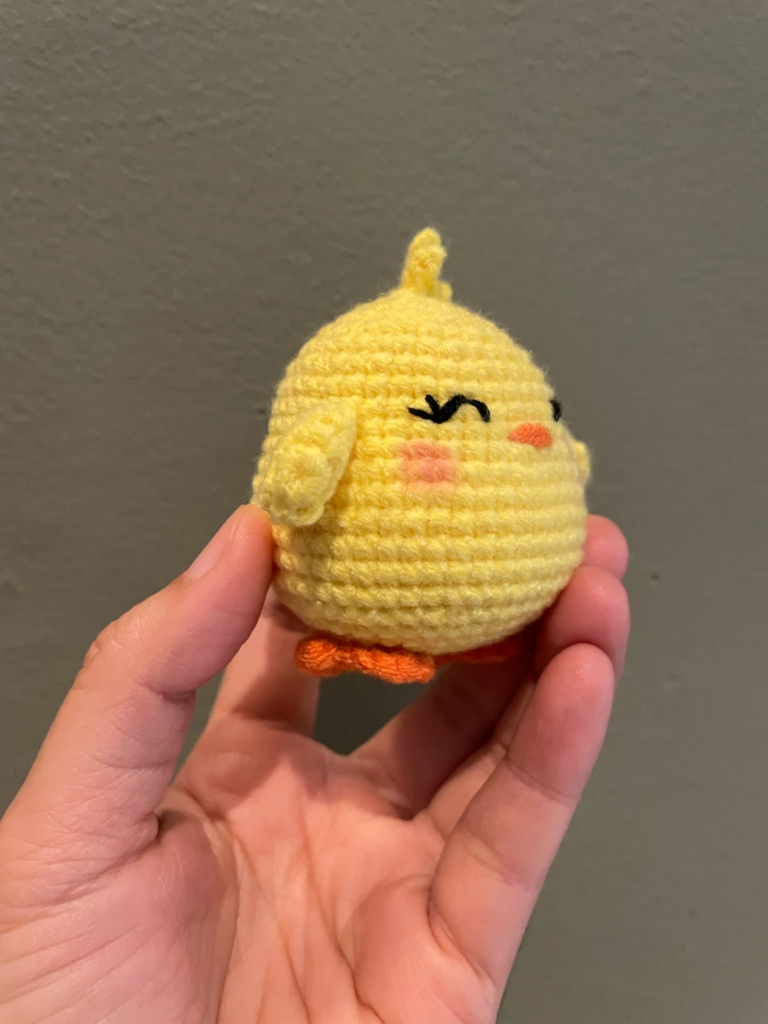 Handmade Crochet Chick Plushie - photo 2