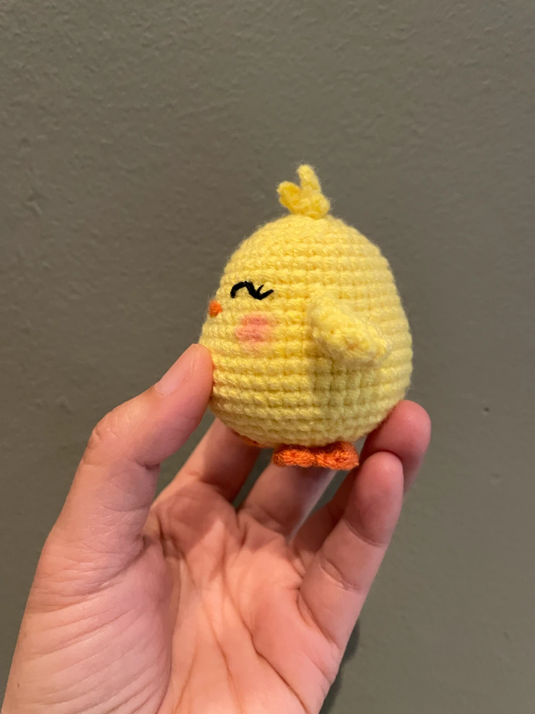 Handmade Crochet Chick Plushie - photo 3