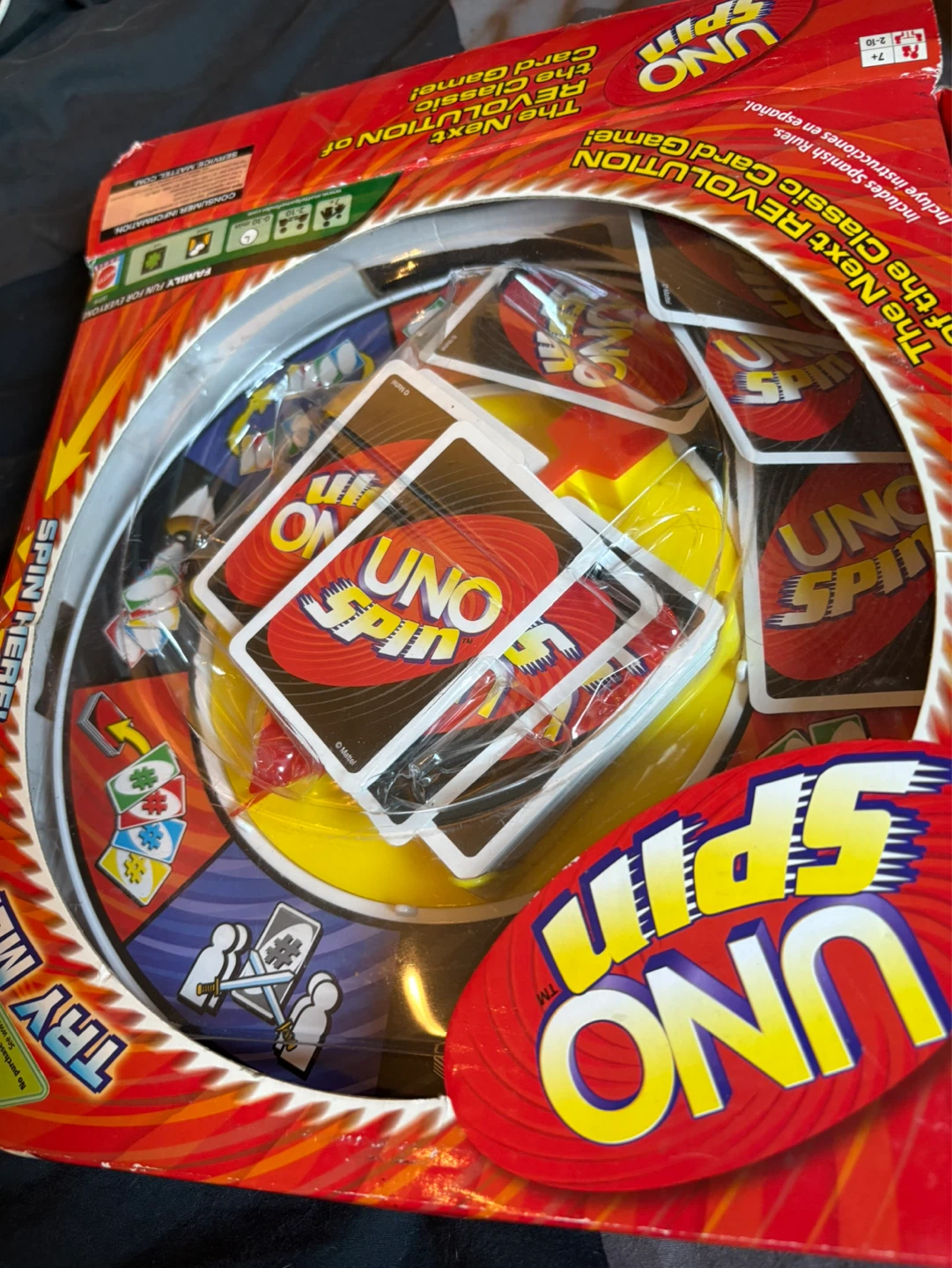 Uno spin opened