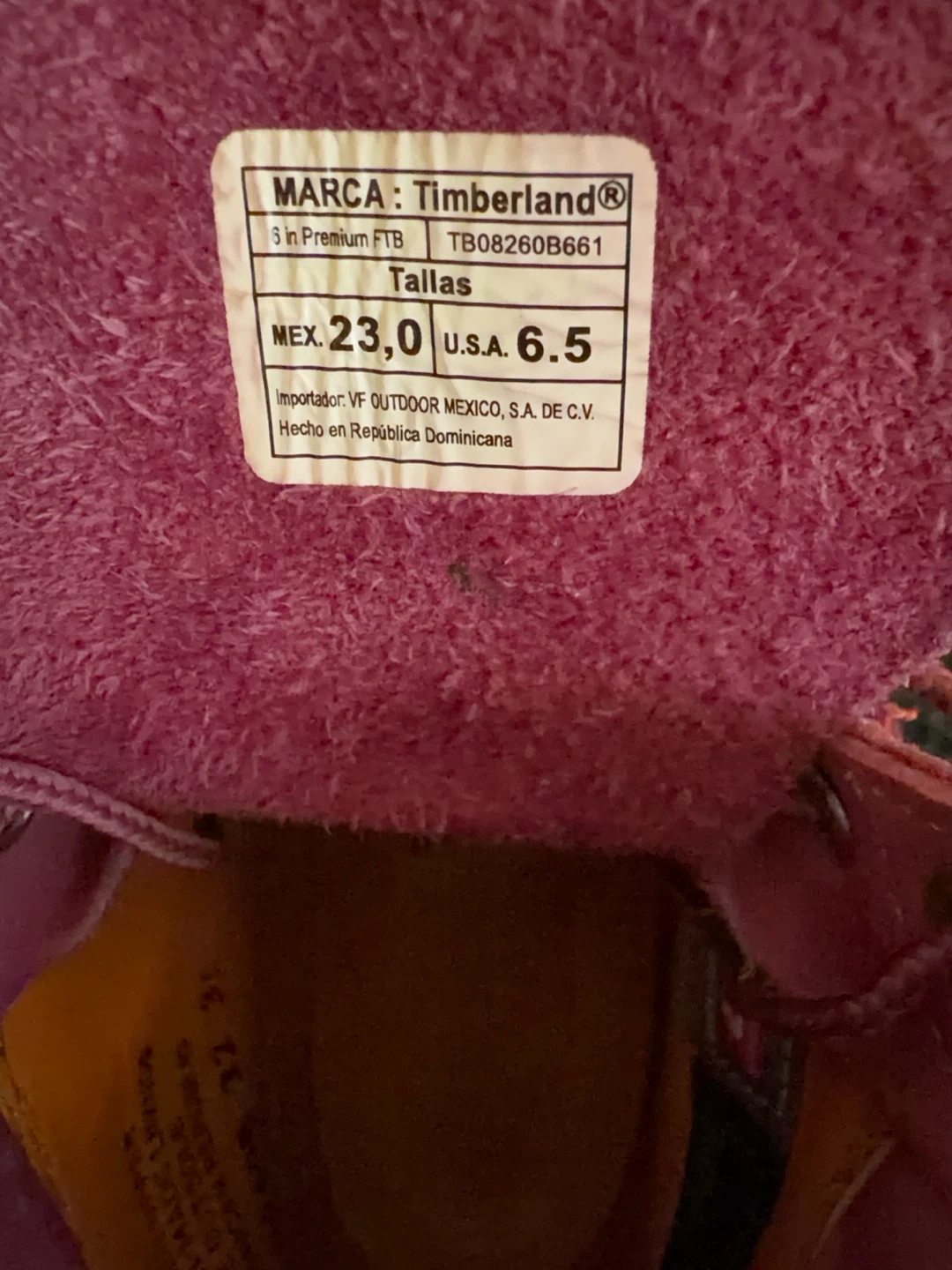 Pink Timberland Boots - Size 6.5 - photo 3