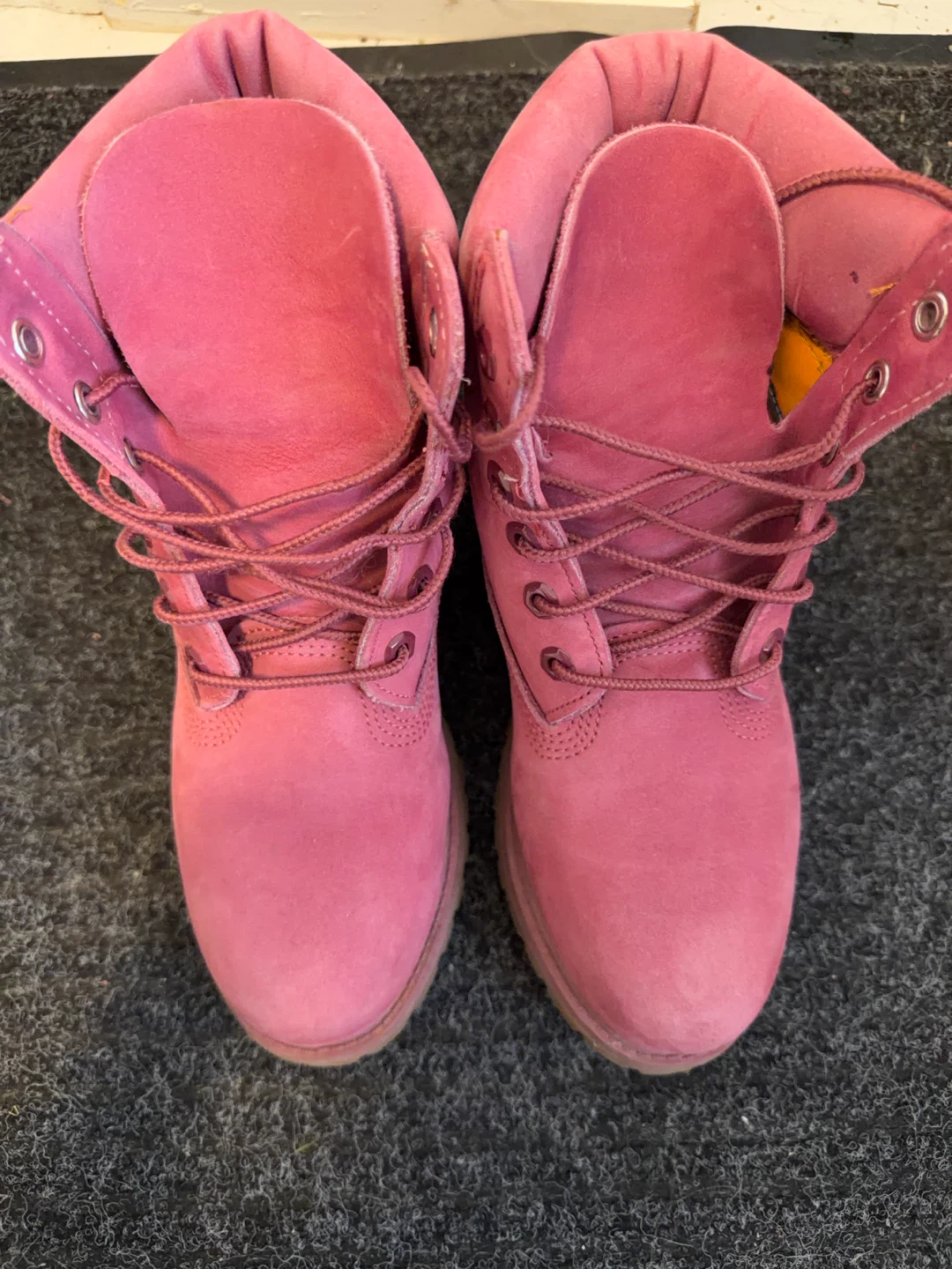 Pink Timberland Boots - Size 6.5