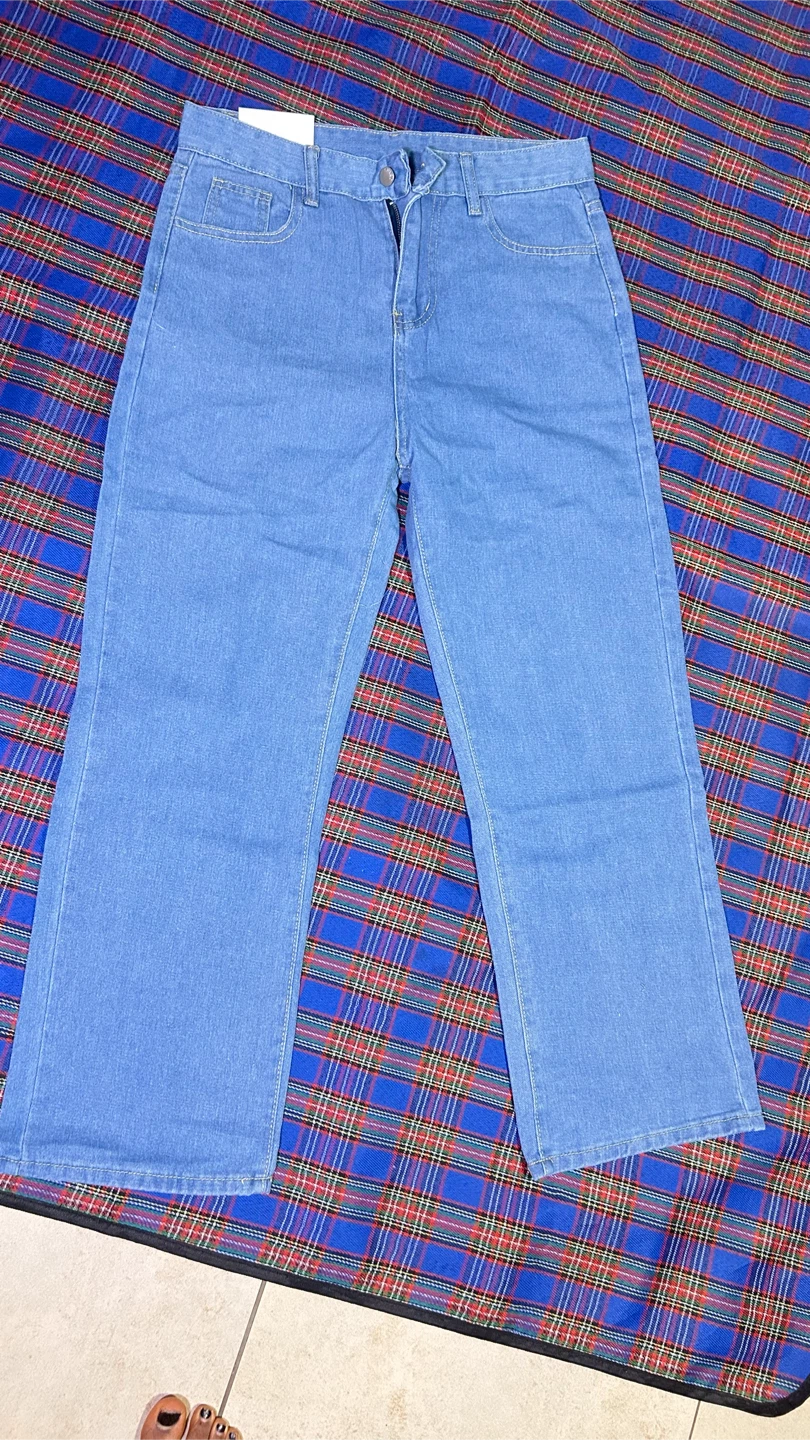Light Wash Wide Leg Jeans
