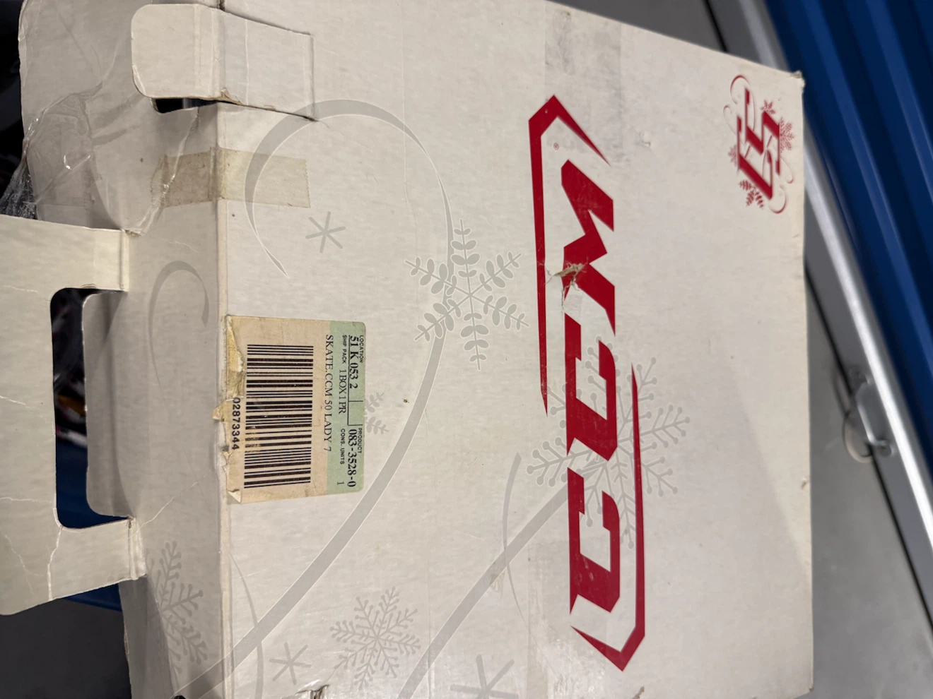 CCM SKR C50 Lady Ice Skates Size 7 - photo 4