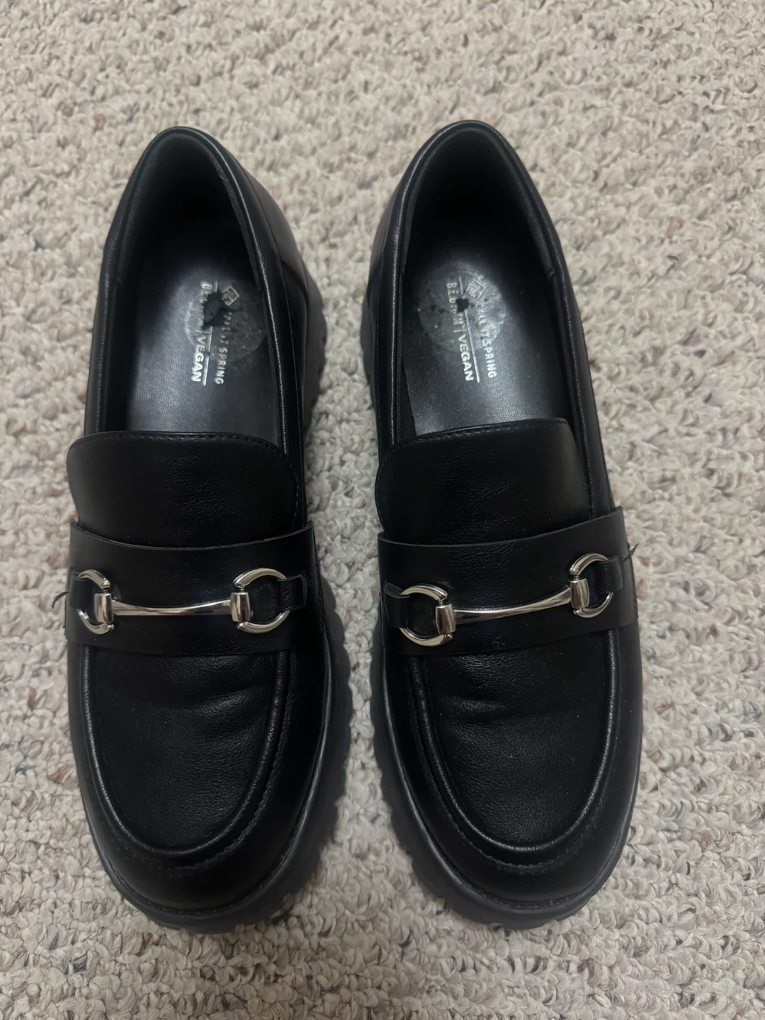 Call It Spring Black Loafers