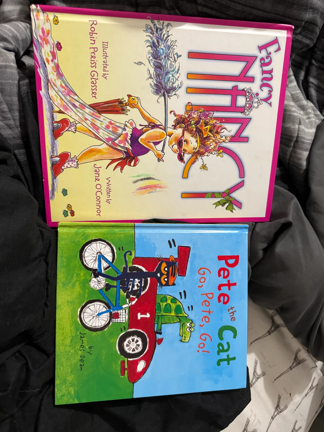 Fancy Nancy and Pete the Cat Go, Pete, Go! Books