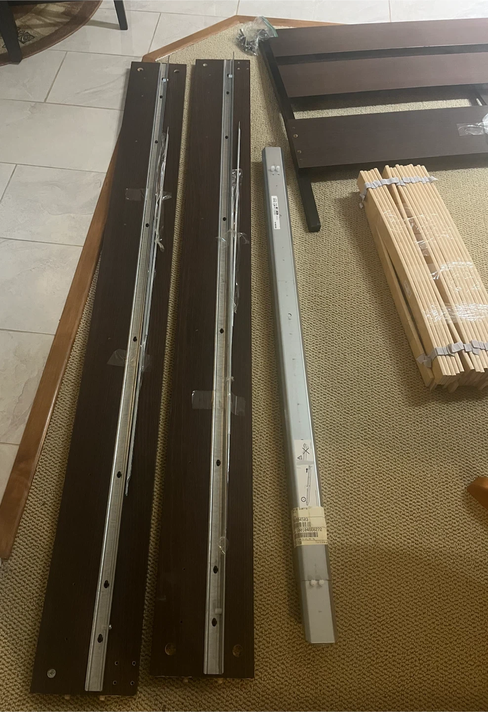 TRYSIL Full Double Bed Frame and HESSTUN Spring Mattress - photo 4