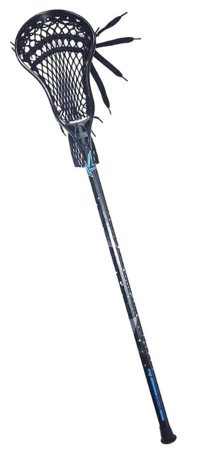 Black Lacrosse Stick with Deep Pocket - photo 3