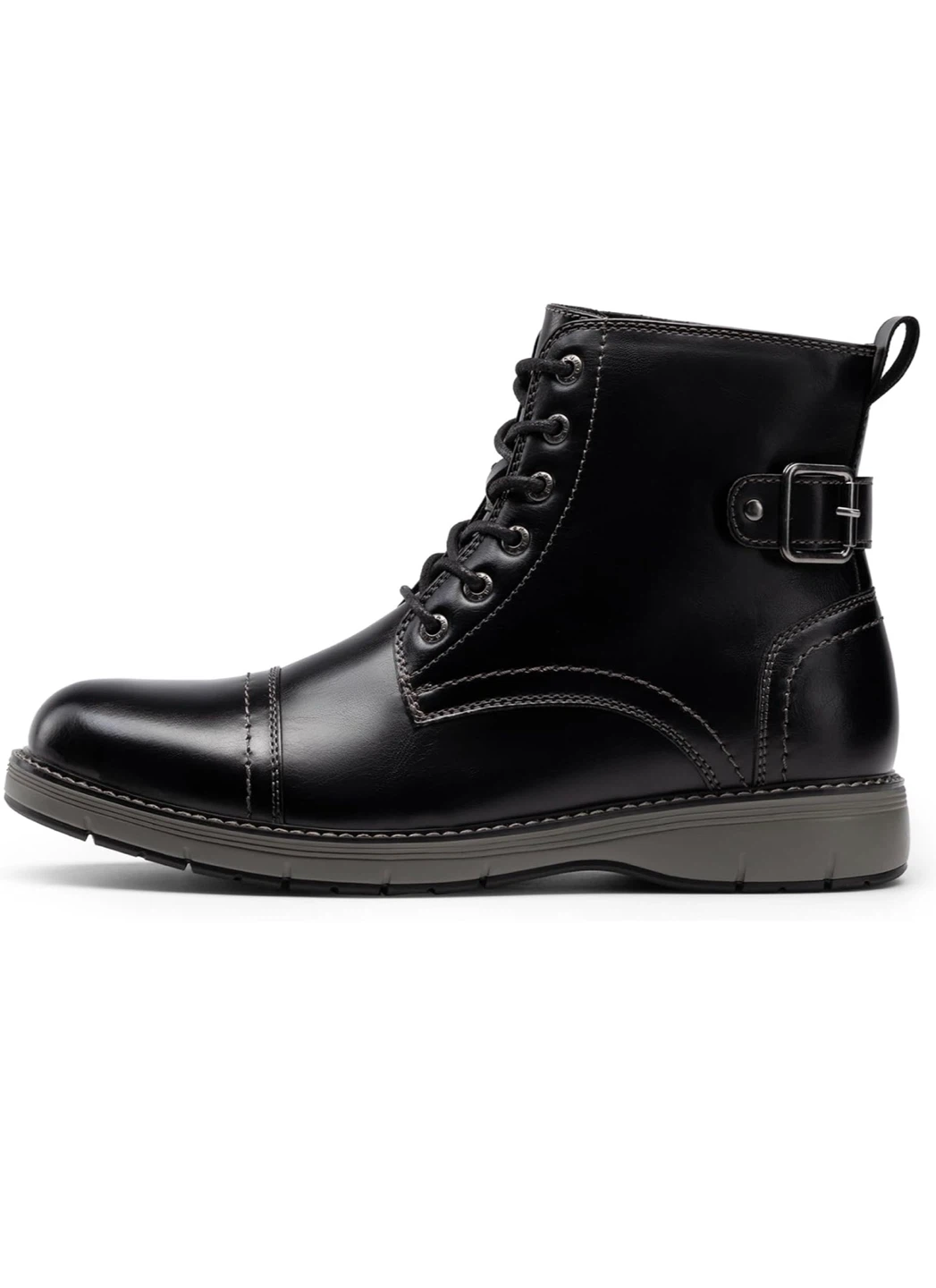 Bruno Marc men’s motorcycle combat dress ankle boots - photo 4