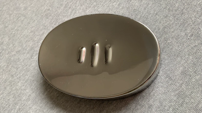 Oval Chrome Finish Soap Dish