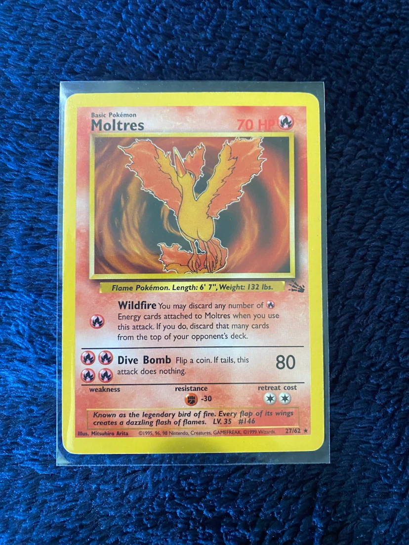 Moltres • Pokémon Fossil Set ***