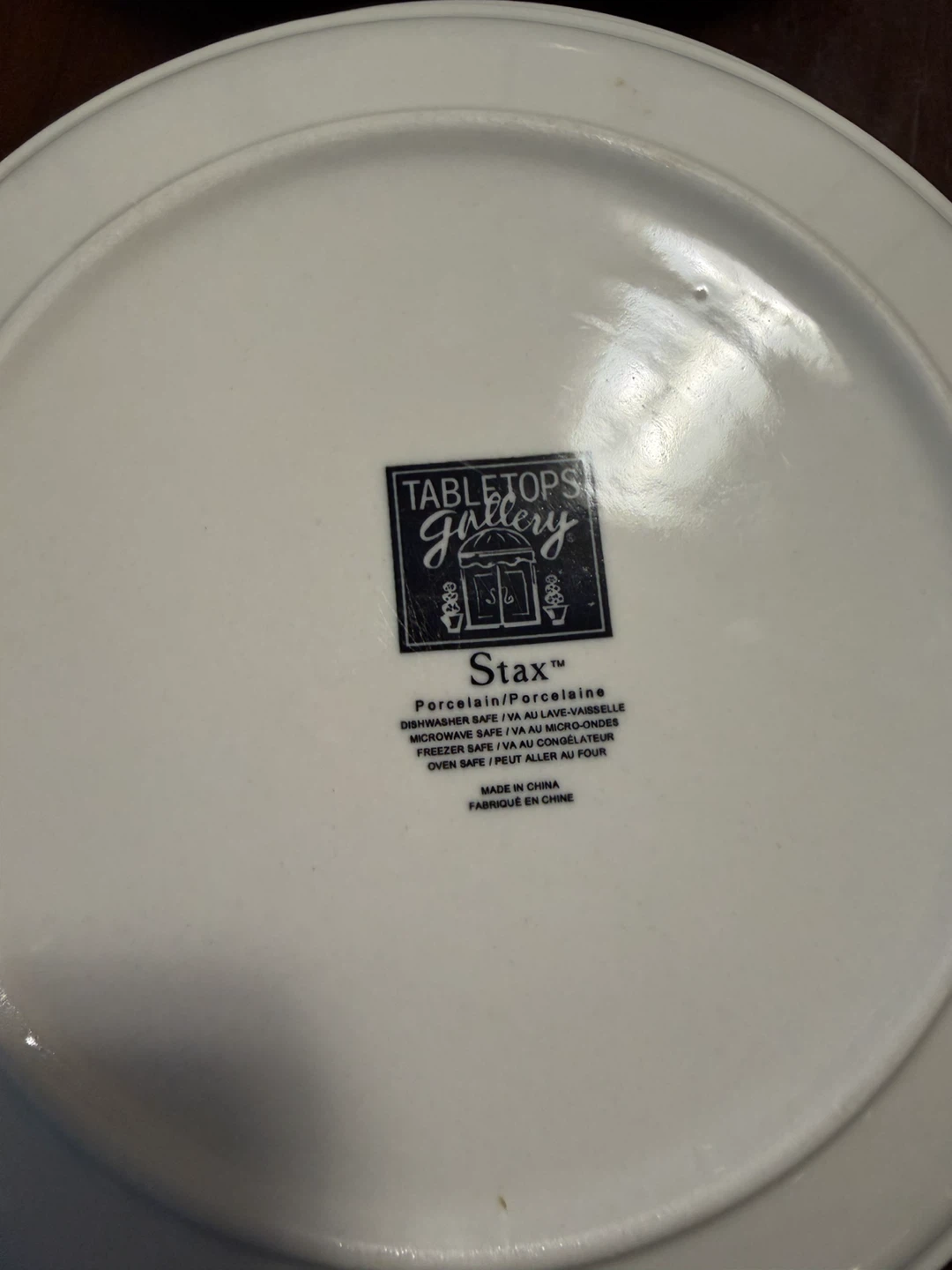 Tabletops Gallery "Stax" White Porcelain Dinnerware Set 16 - photo 5