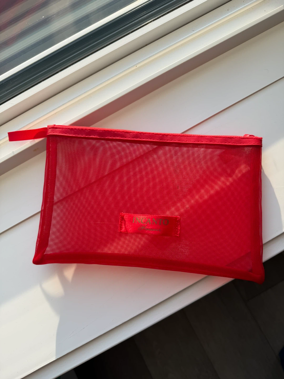 Red Mesh Pouch Bag - photo 2
