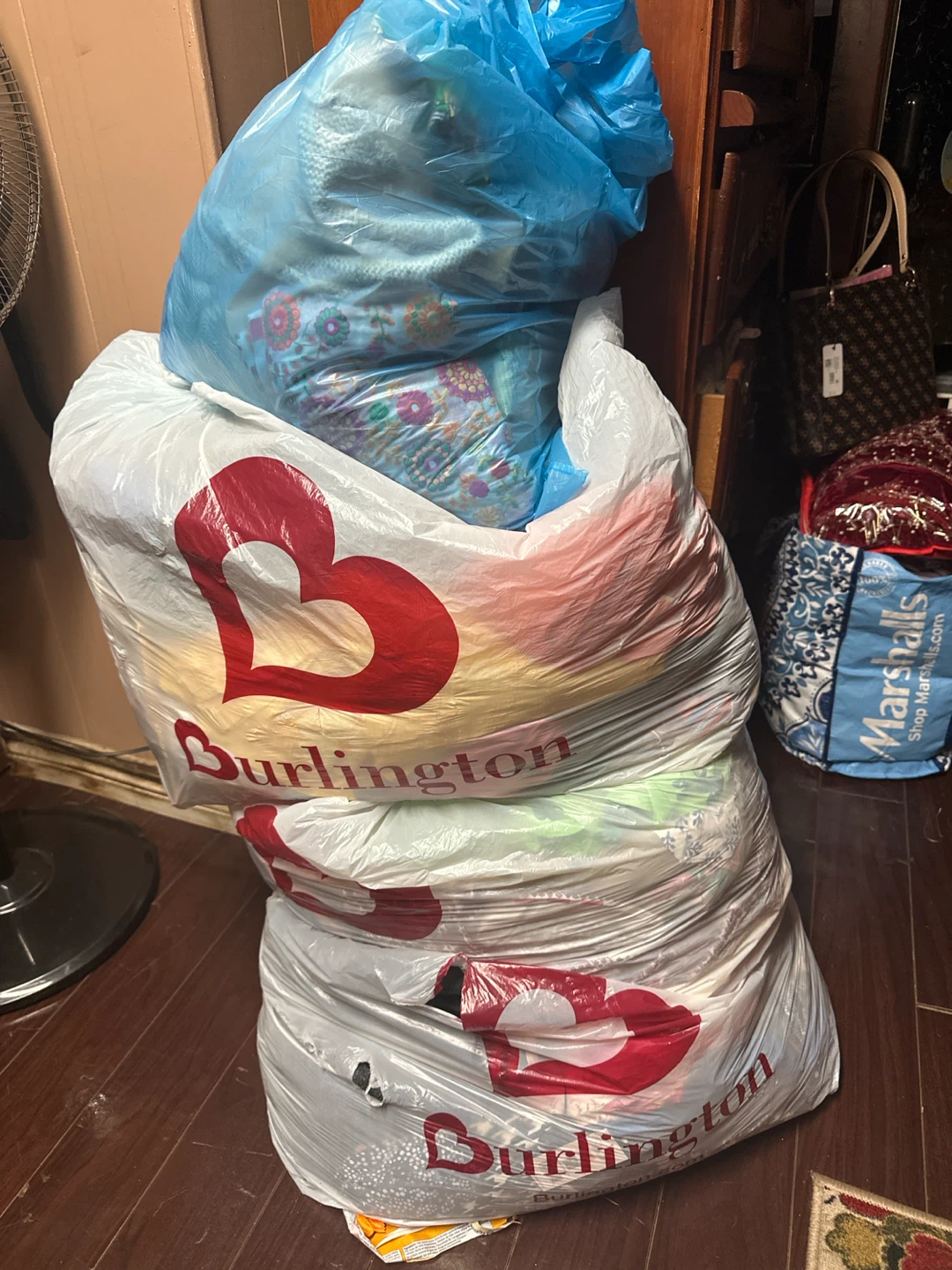 Burlington Bags of Clothing