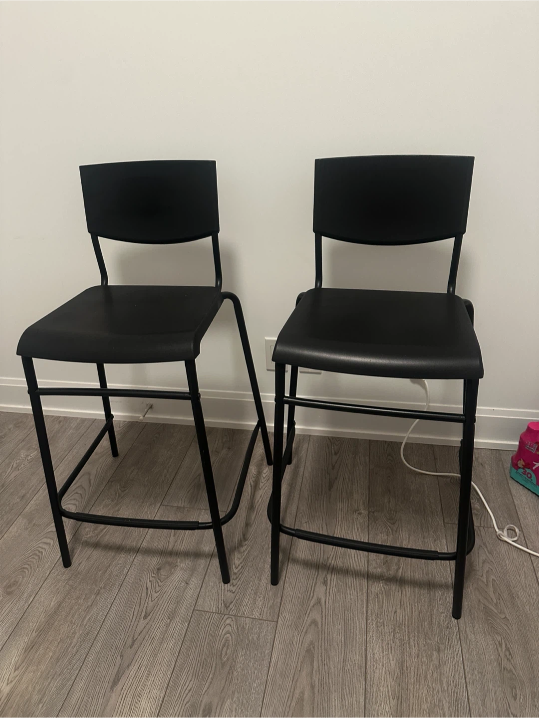 IKEA Stig Bar Stool - Black