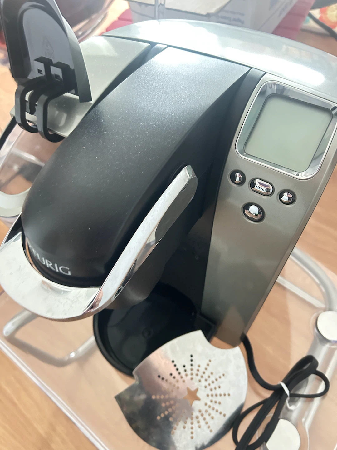 Platinum Keurig Coffee Maker