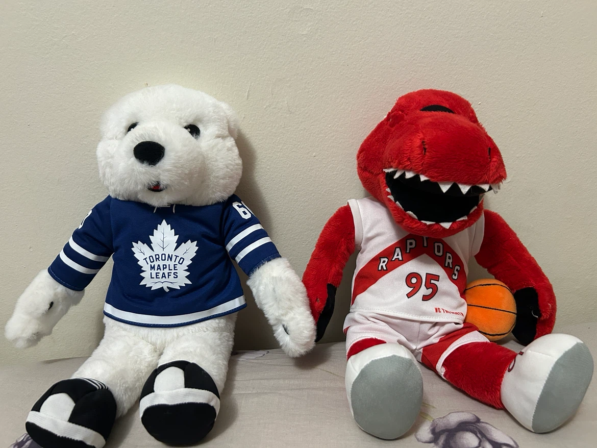 Toronto Maple Leafs & Raptors Plush Toys