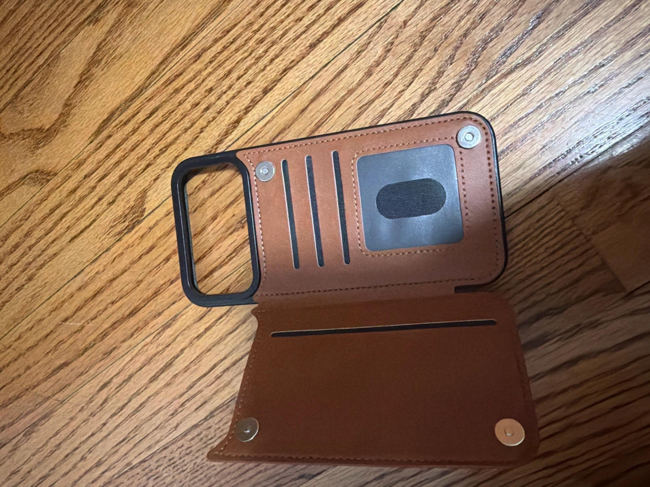 Brown Leather Wallet Phone Case - photo 2